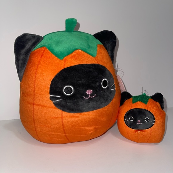 Squishmallows Calio the Pumpkin 8" and 3.5" Clip Halloween 2022 - Picture 3 of 13